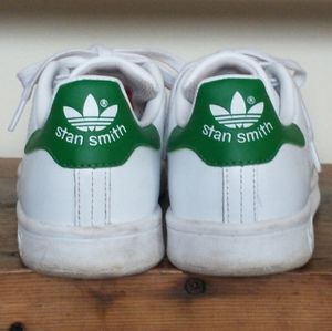 Classic Adidas Stan Smith sneakers, trainers; women's 7; pair A